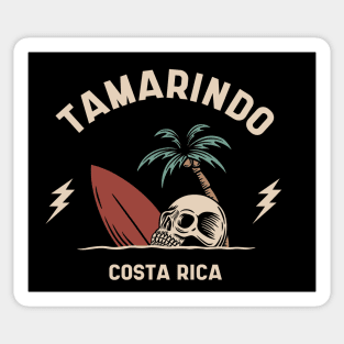 Vintage Surfing Tamarindo, Costa Rica Sticker